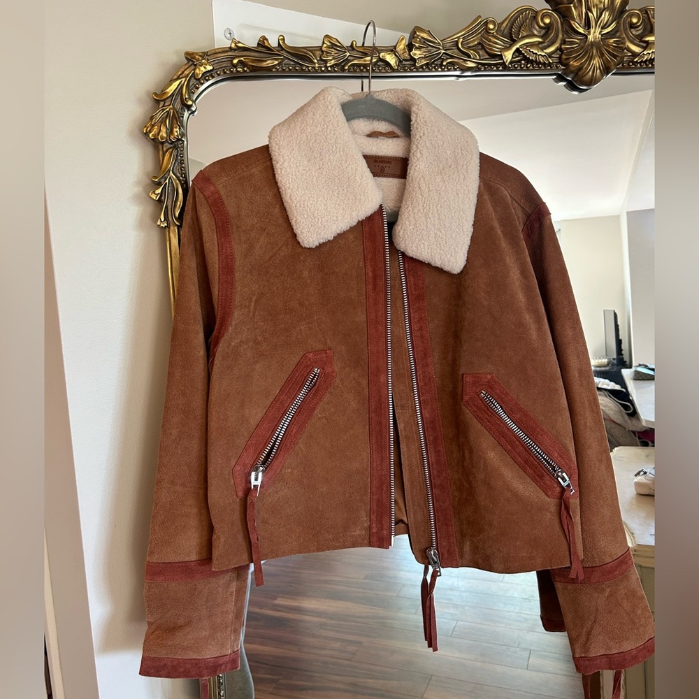 BlankNYC Suede Leather Jacket, never worn.